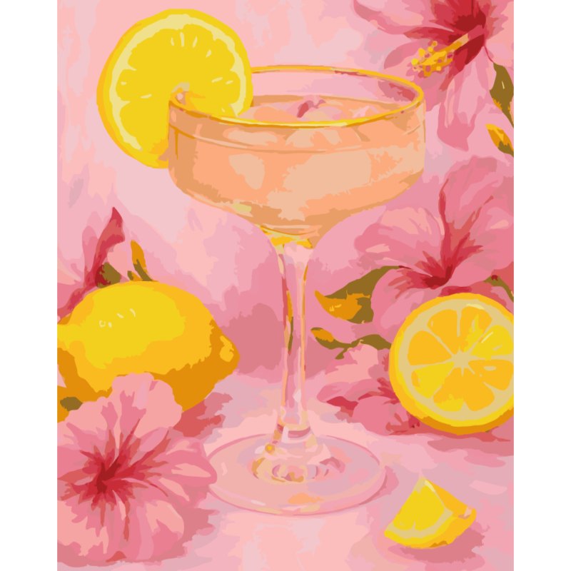 Hawaiian Cocktail | Paint by Numbers