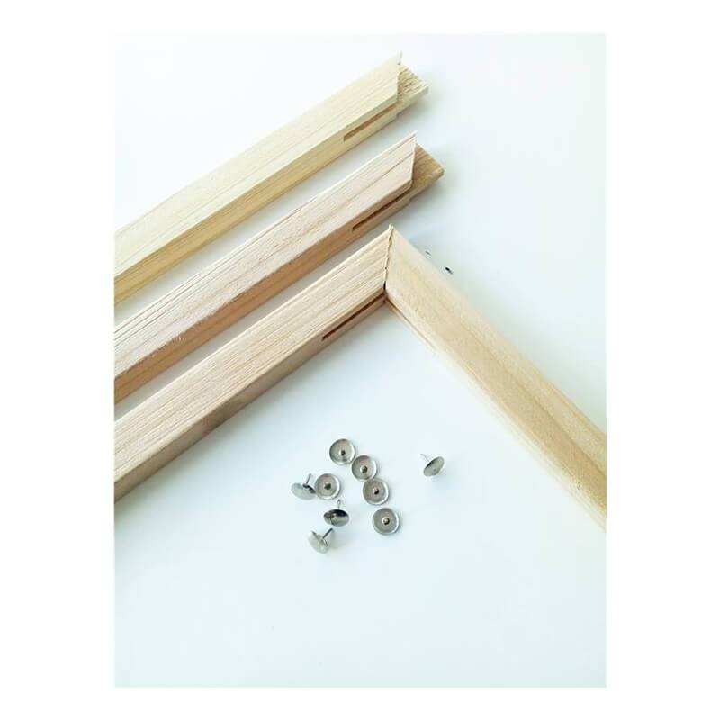 6 Mini Paintings | Wooden Frame Set