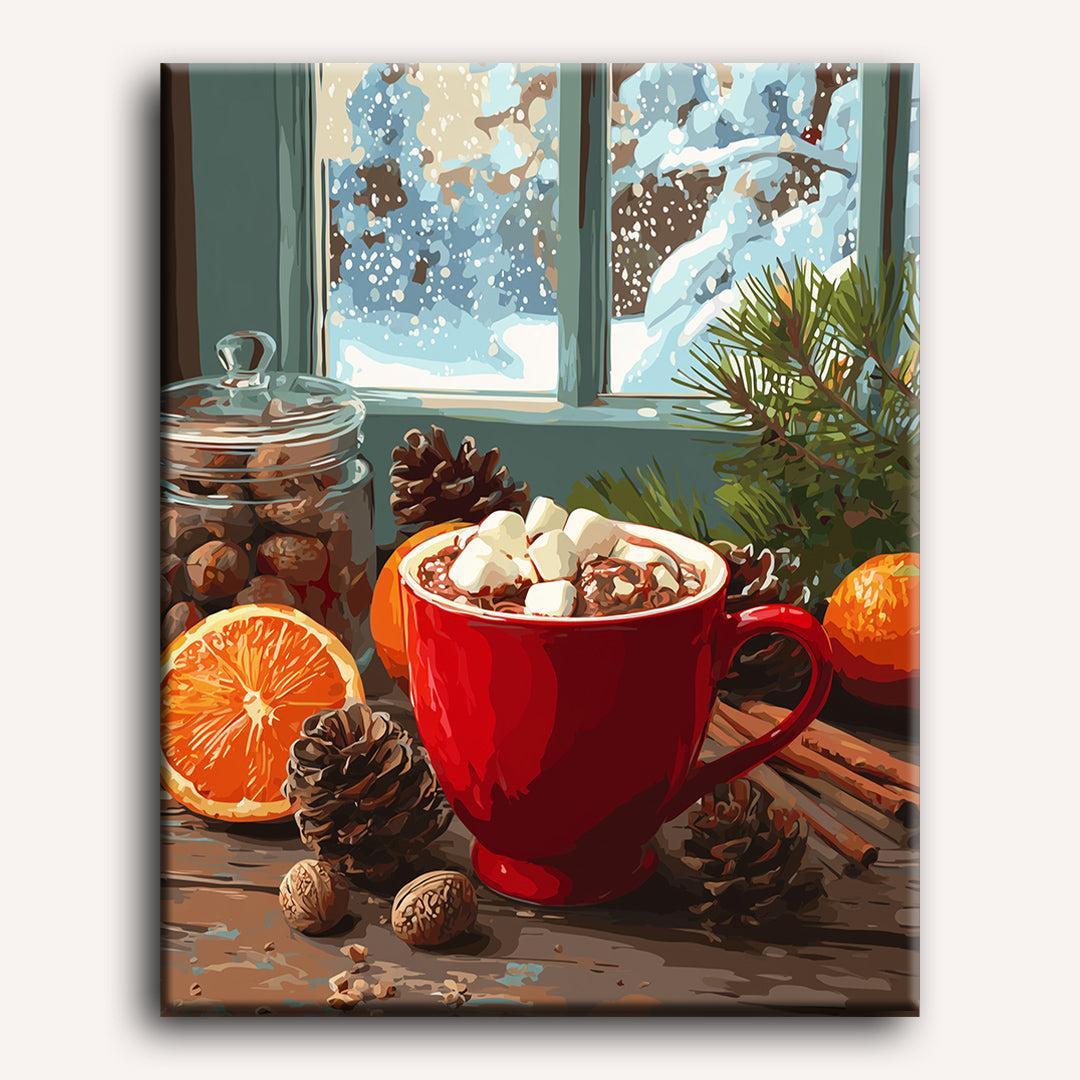 Hot Chocolate Morning | Paint by Numbers
