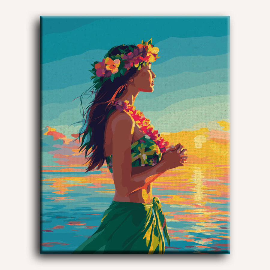 Hula Dancer | Paint by Numbers