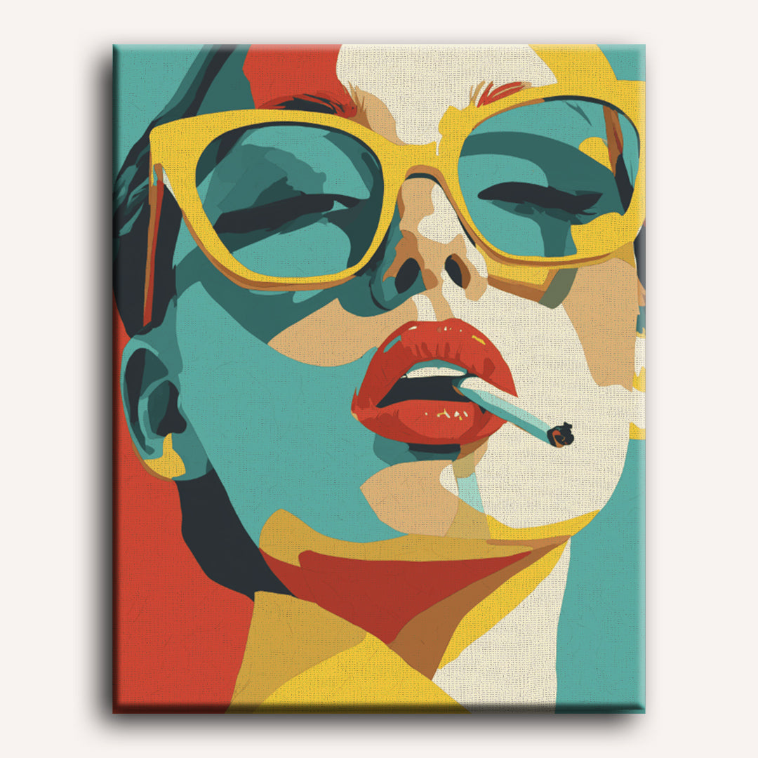 Lipstick & Defiance | Paint by Numbers