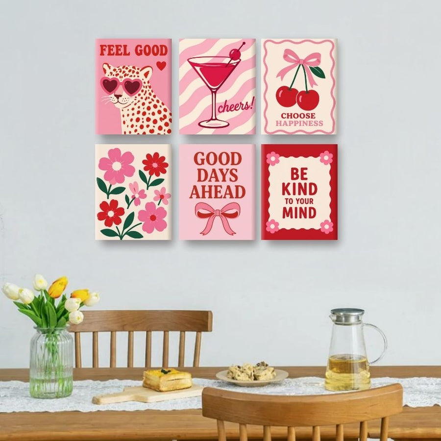 6 Mini Paintings | Feel Good Set
