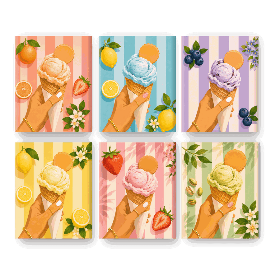 6 Mini Paintings | Gelato Set