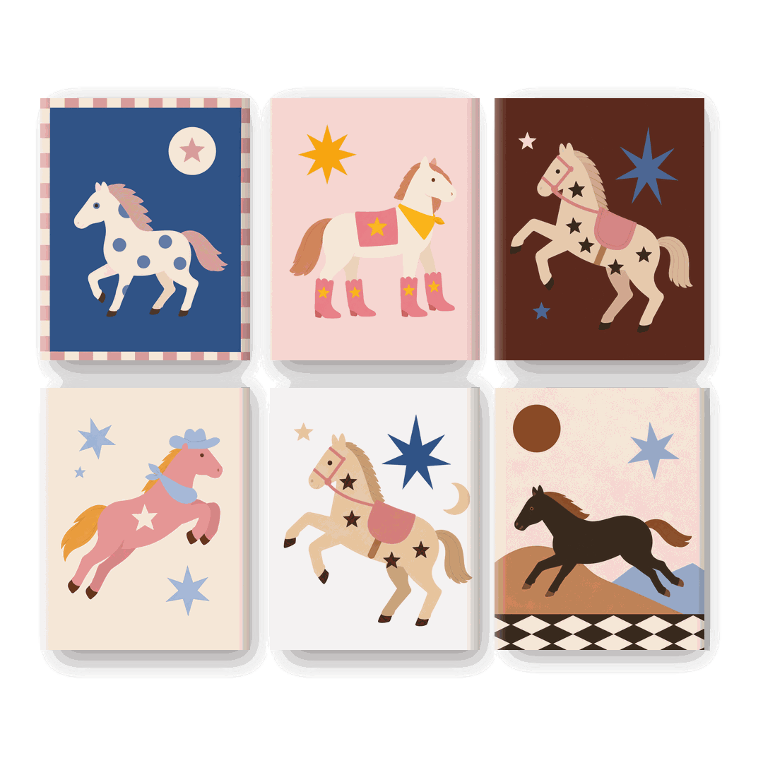 6 Mini Paintings | Glam Ride Set