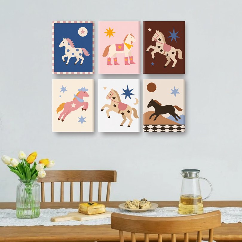 6 Mini Paintings | Glam Ride Set
