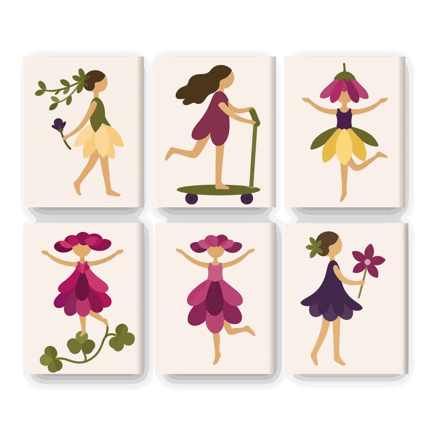 6 Mini Paintings | Nymphs Set
