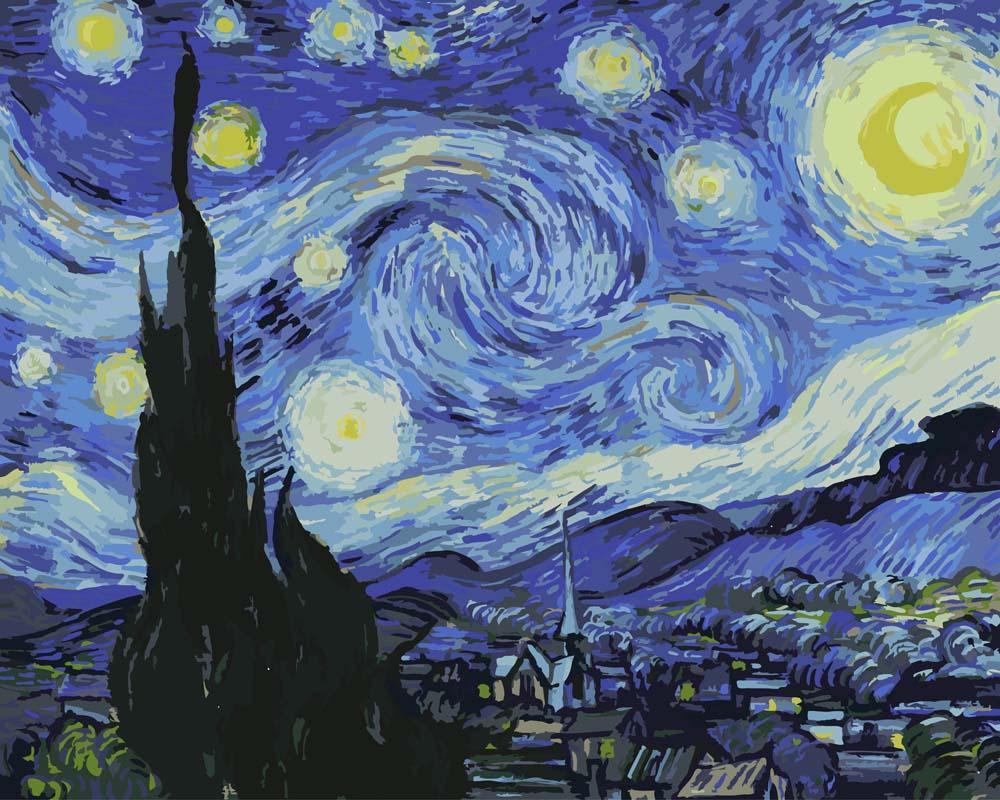 The Starry Night | Paint by Numbers