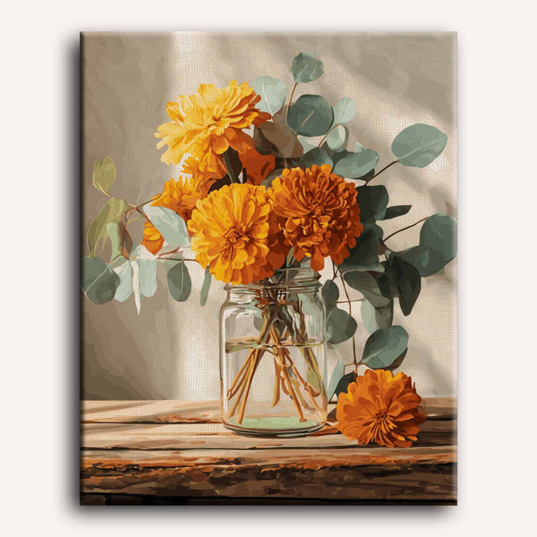 Marigold Bouquet | Paint by Numbers