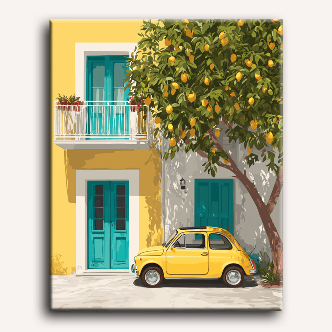 Mediterranean Entrance | Paint by Numbers
