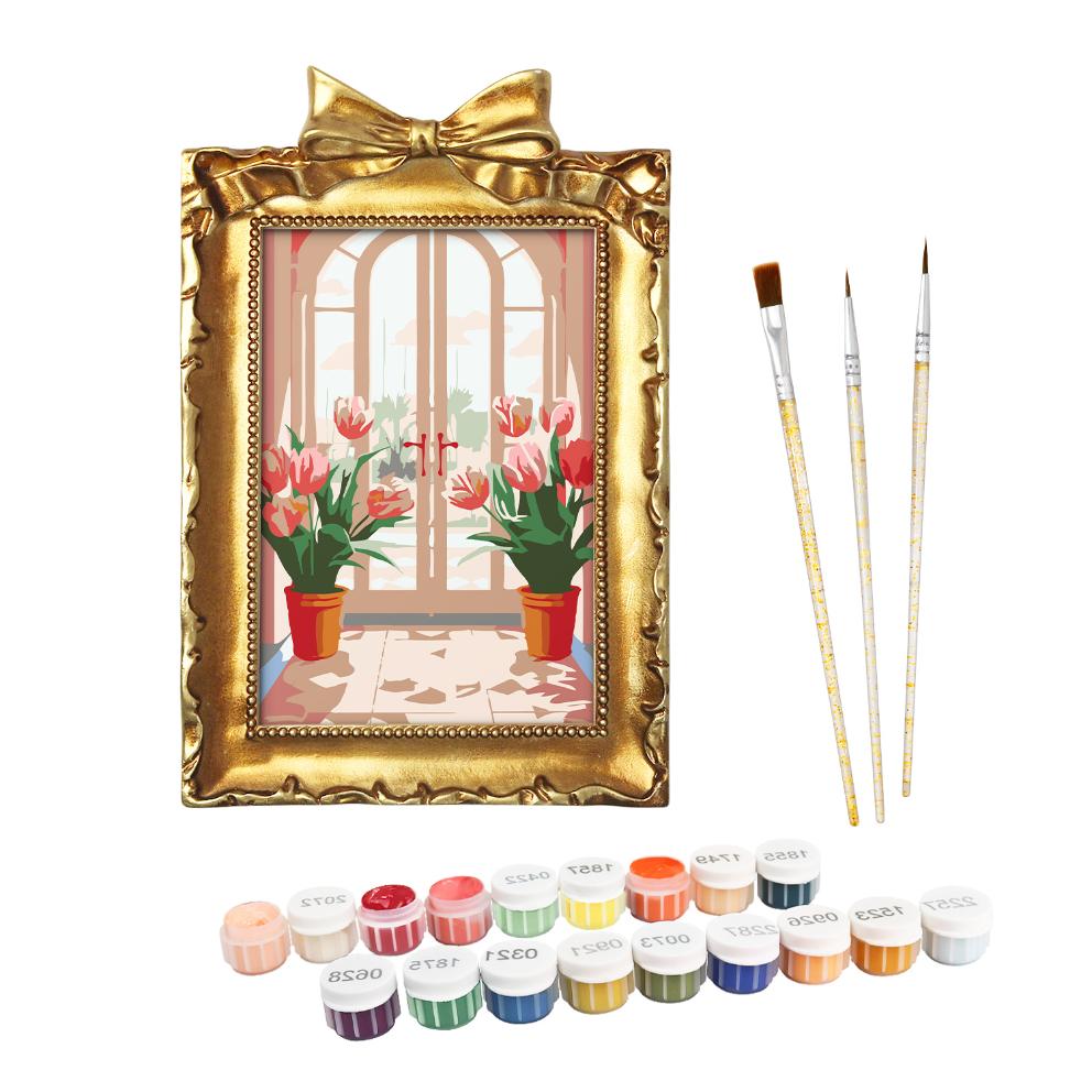 Tulips at the Door | Paint by Numbers