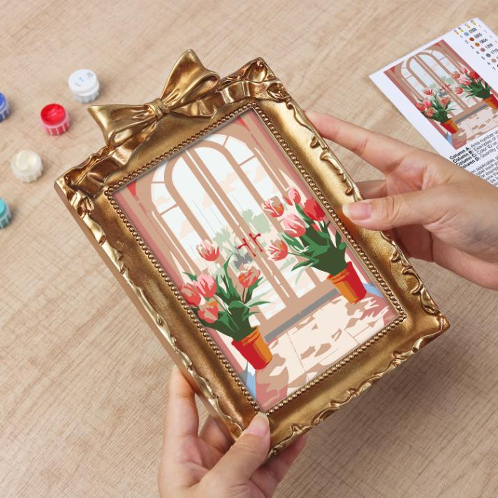 Tulips at the Door | Paint by Numbers