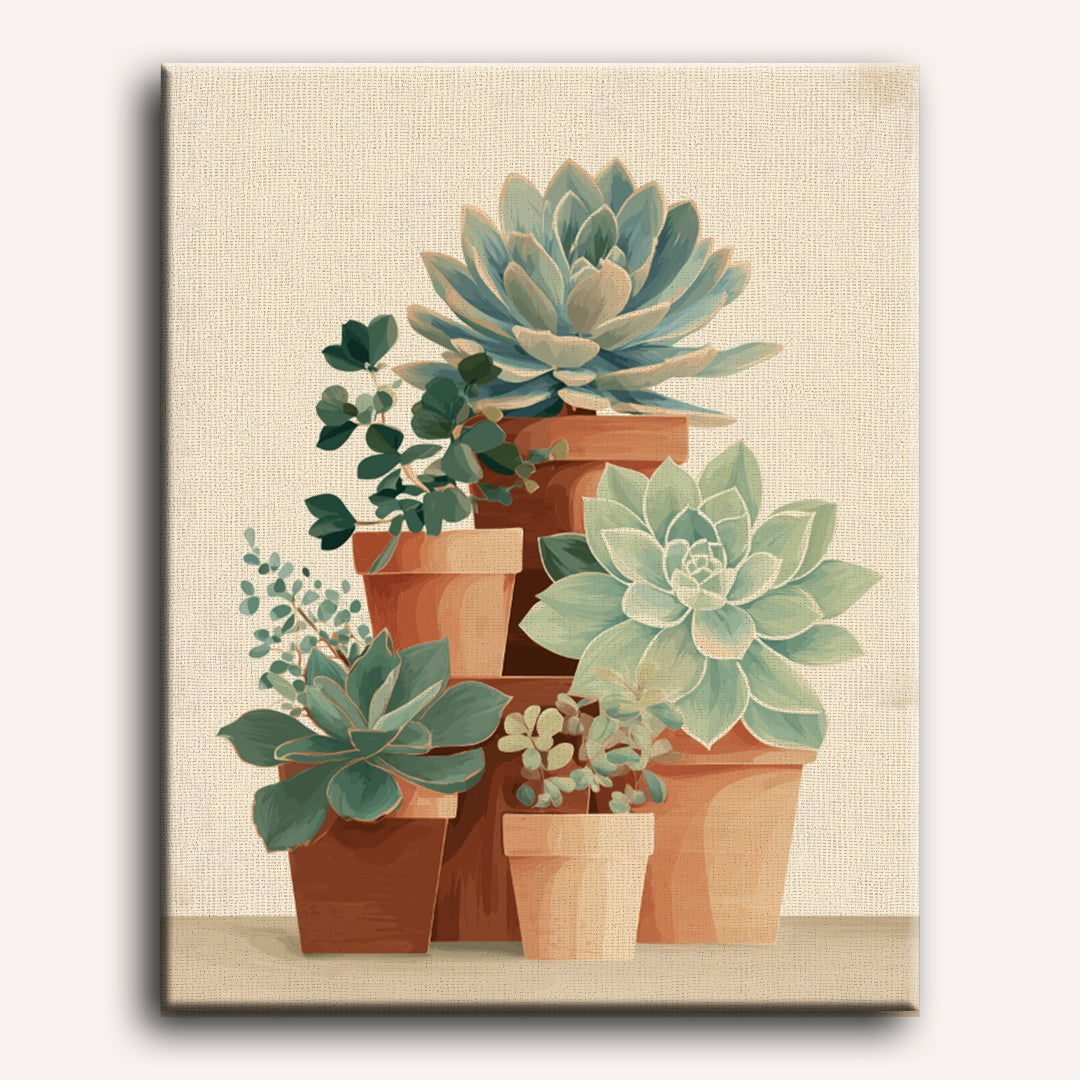 Minimal Botanica | Paint by Numbers