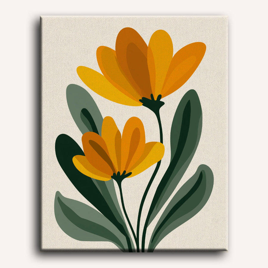 Minimal Florals | Paint by Numbers