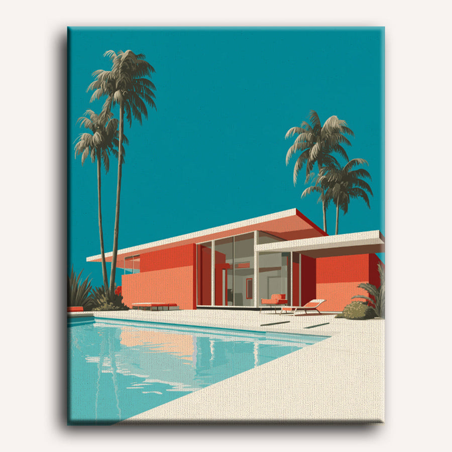 Modern Villa | Paint by Numbers