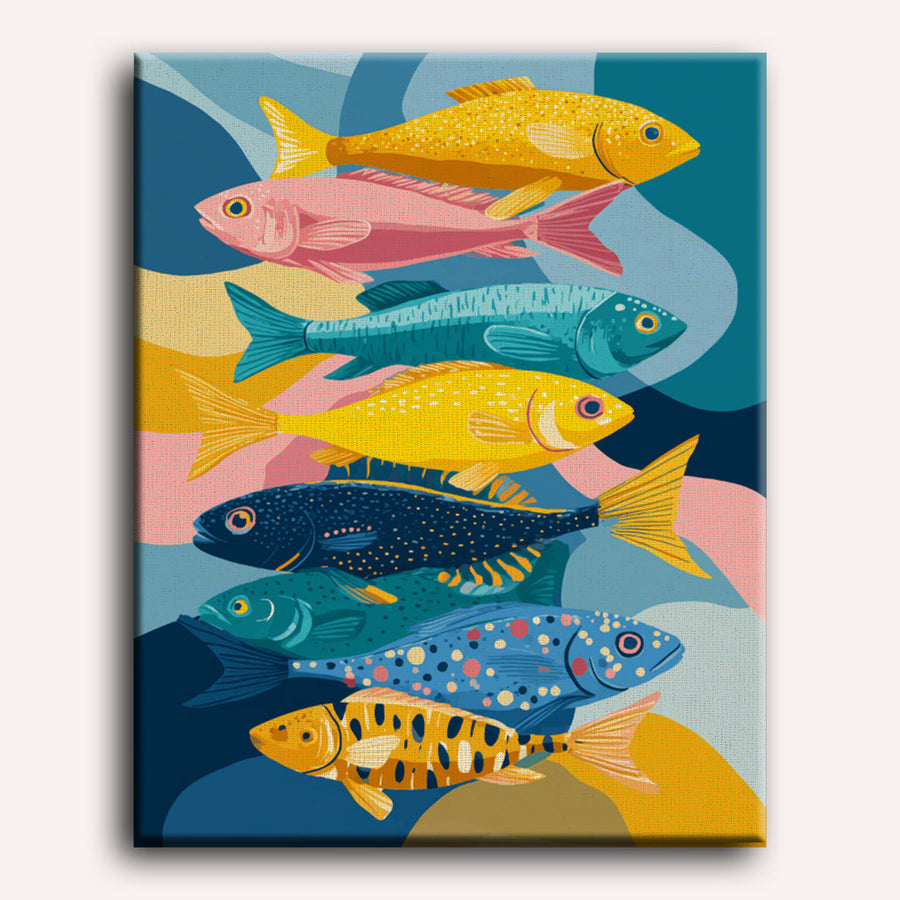 Modern Fishing | Paint by Numbers