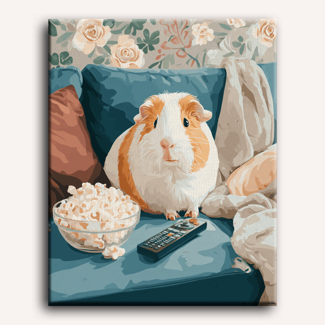 Movie Night Buddy | Paint by Numbers