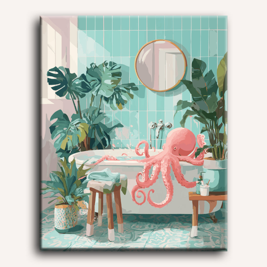 Octo Bath | Paint by Numbers