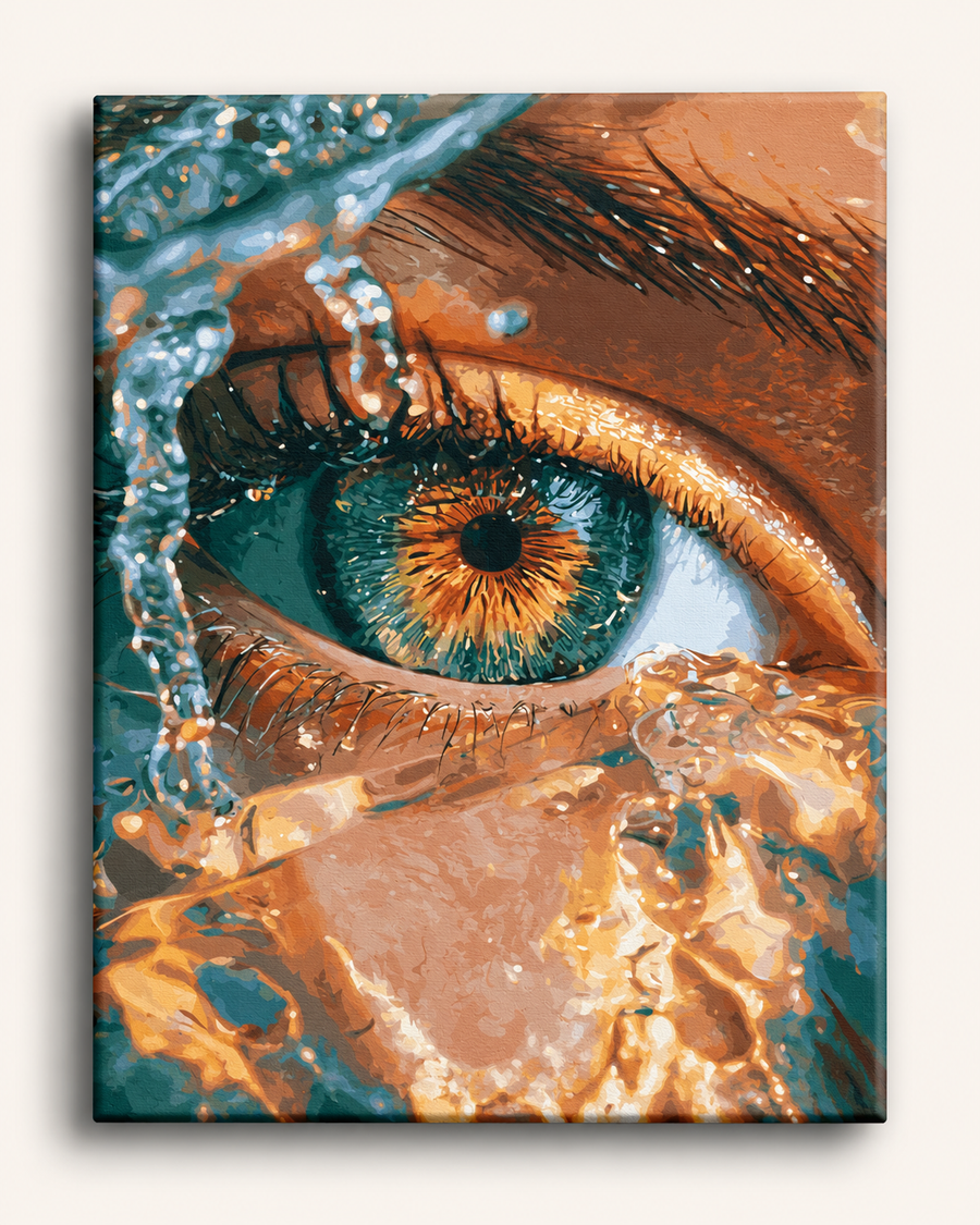 Emerald Gaze | Paint by Numbers