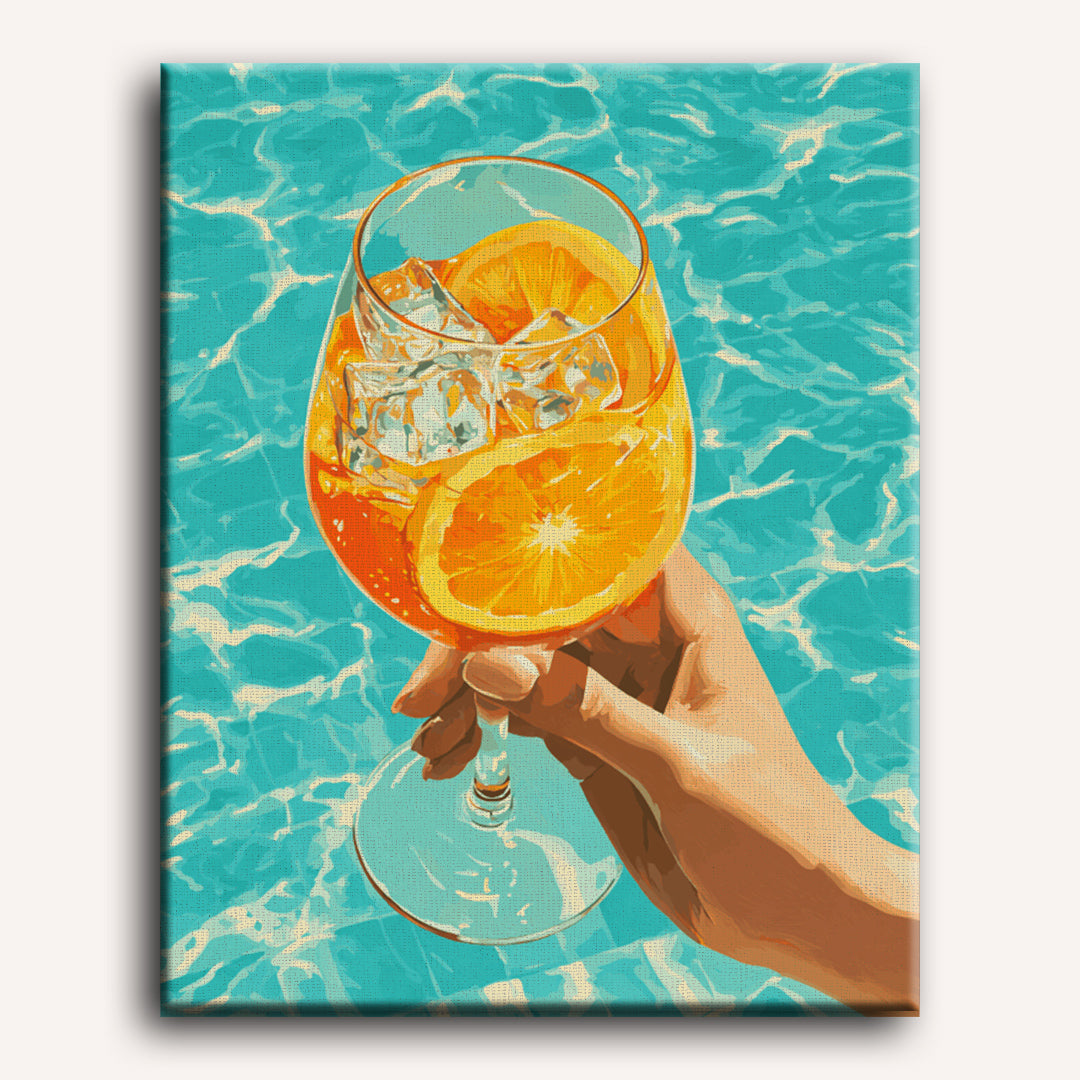 Orange Refresher | Paint by Numbers