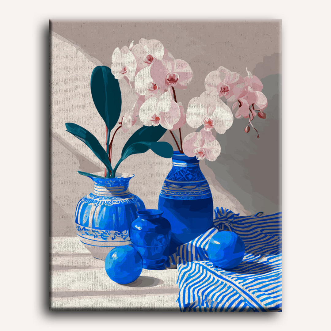 Orchid and Porcelain | Paint by Numbers