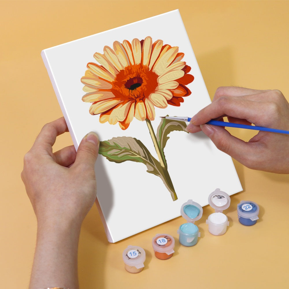 6 Mini Paintings | Flowers Set