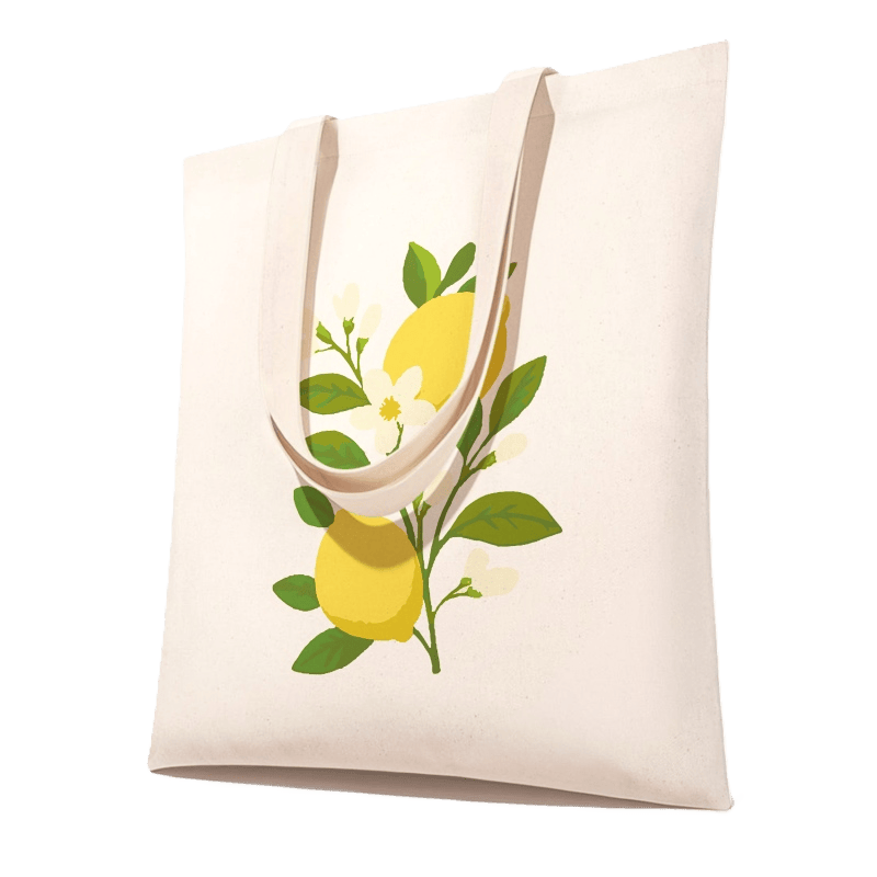 Paint by Numbers Totebag – Lemon Plant