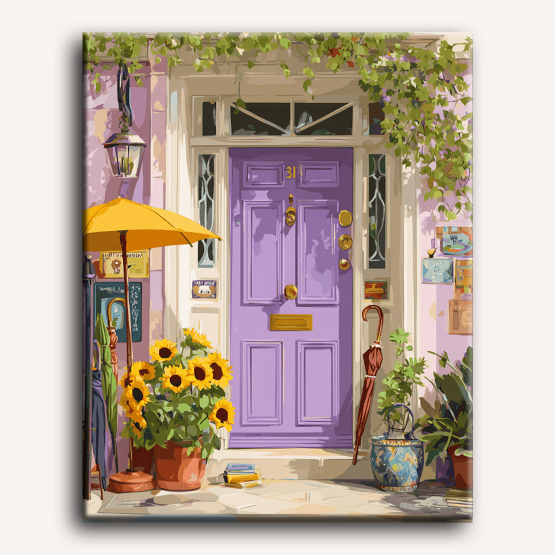 Purple Door | Paint by Numbers