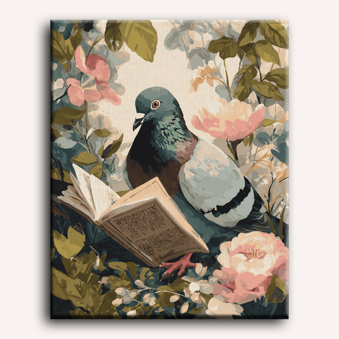 Reading Pigeon | Paint by Numbers