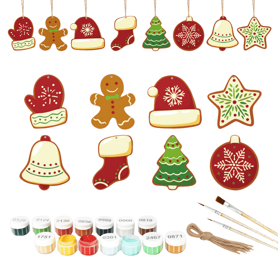 8 Mini Paintings | Christmas Set