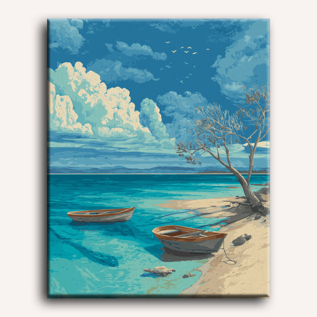 Shades of Blue | Paint by Numbers