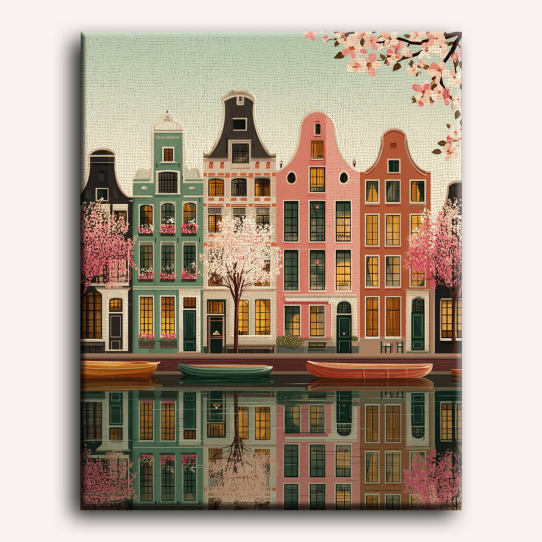Spring in Amsterdam | Paint by Numbers