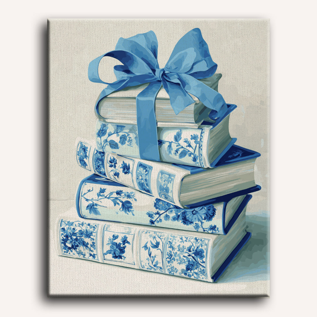 Stories Wrapped in Blue | Paint by Numbers
