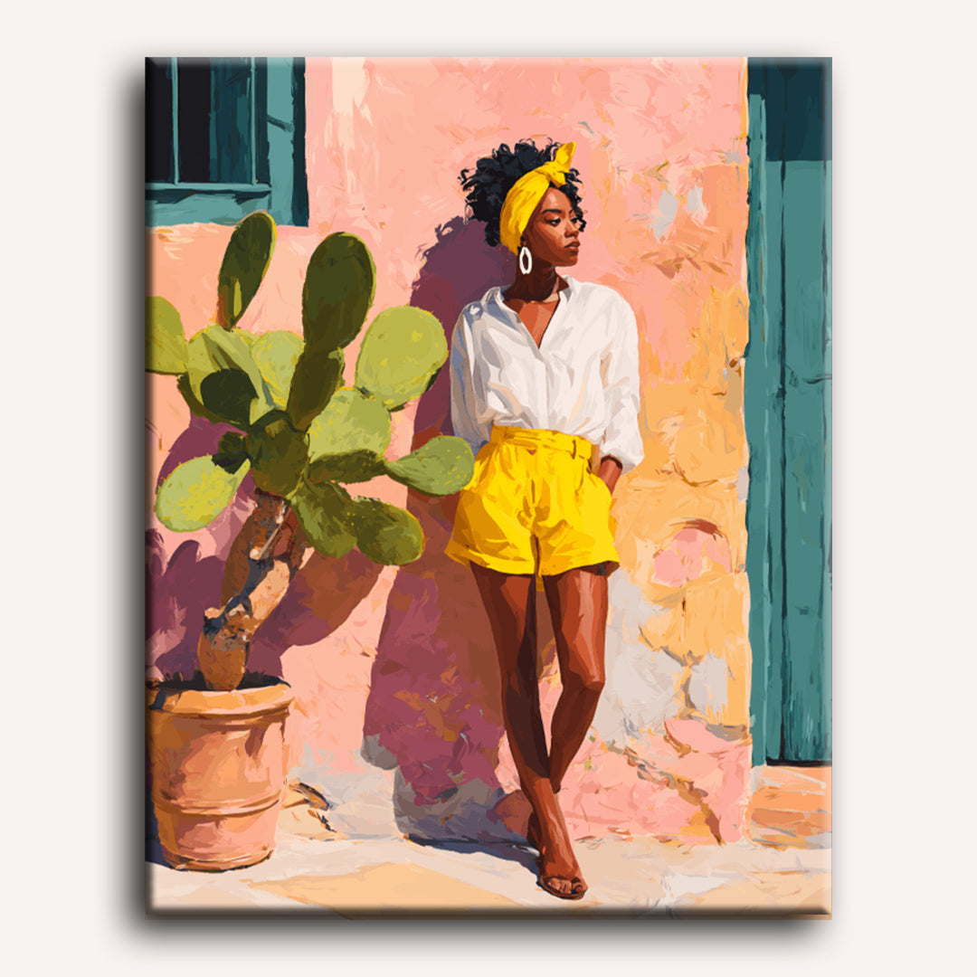 Sunlit Confidence | Paint by Numbers