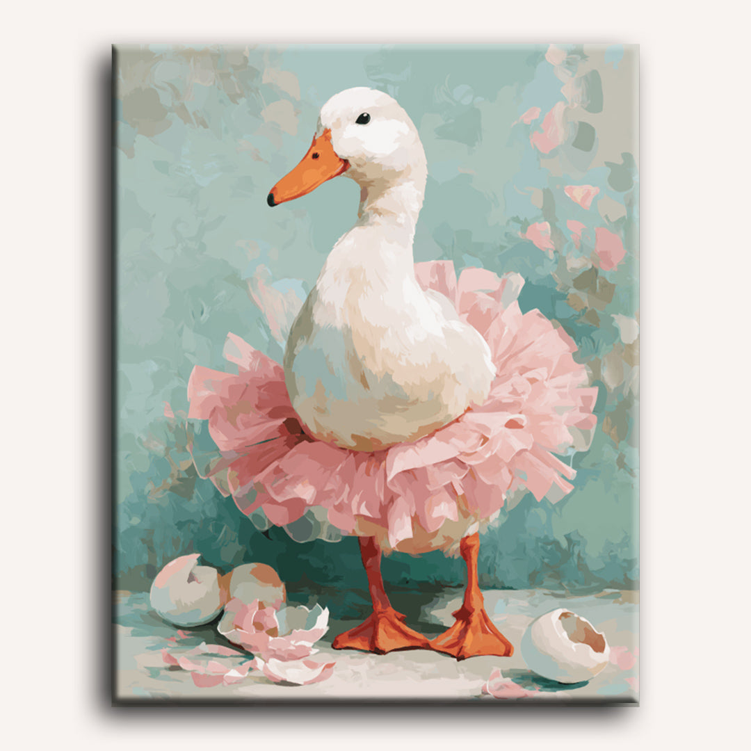 The Goose Ballerina | Paint by Numbers