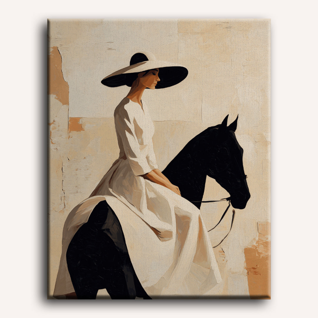 The Quiet Rider | Paint by Numbers