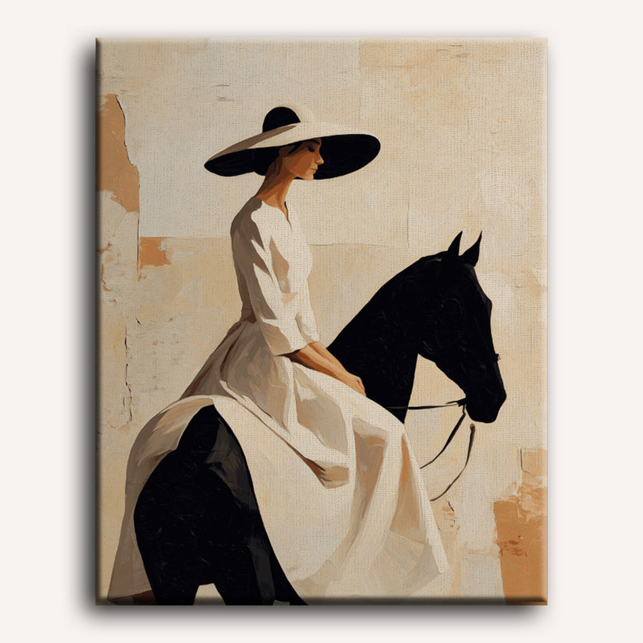 The Quiet Rider | Paint by Numbers