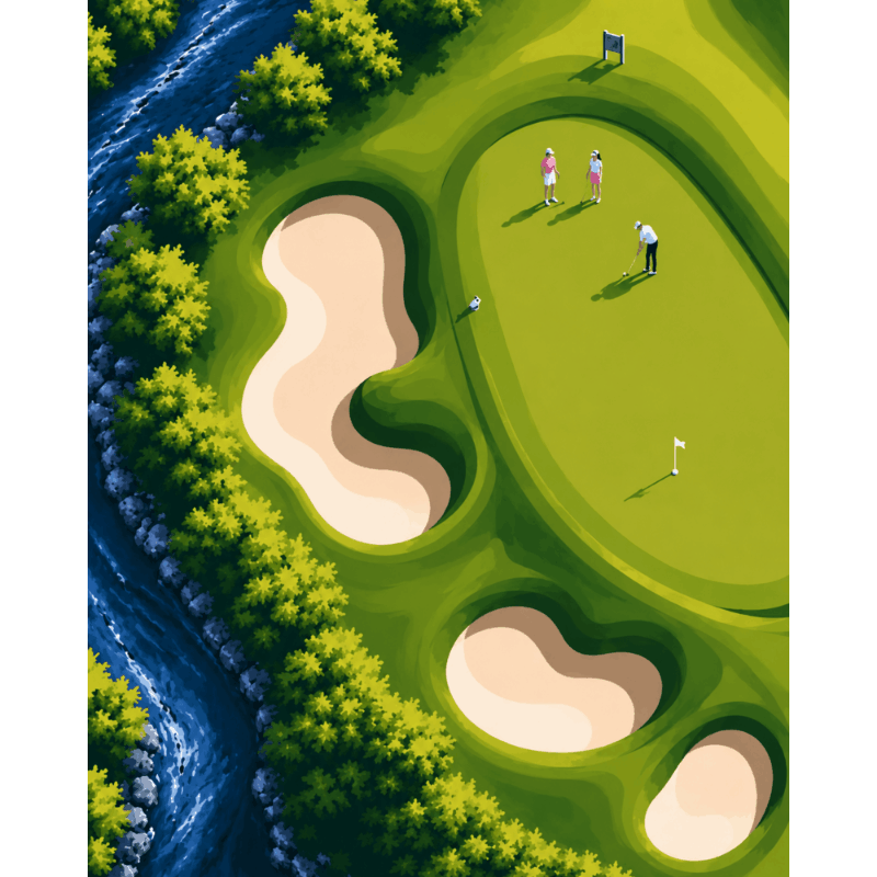 Champions Greens | Paint by Numbers