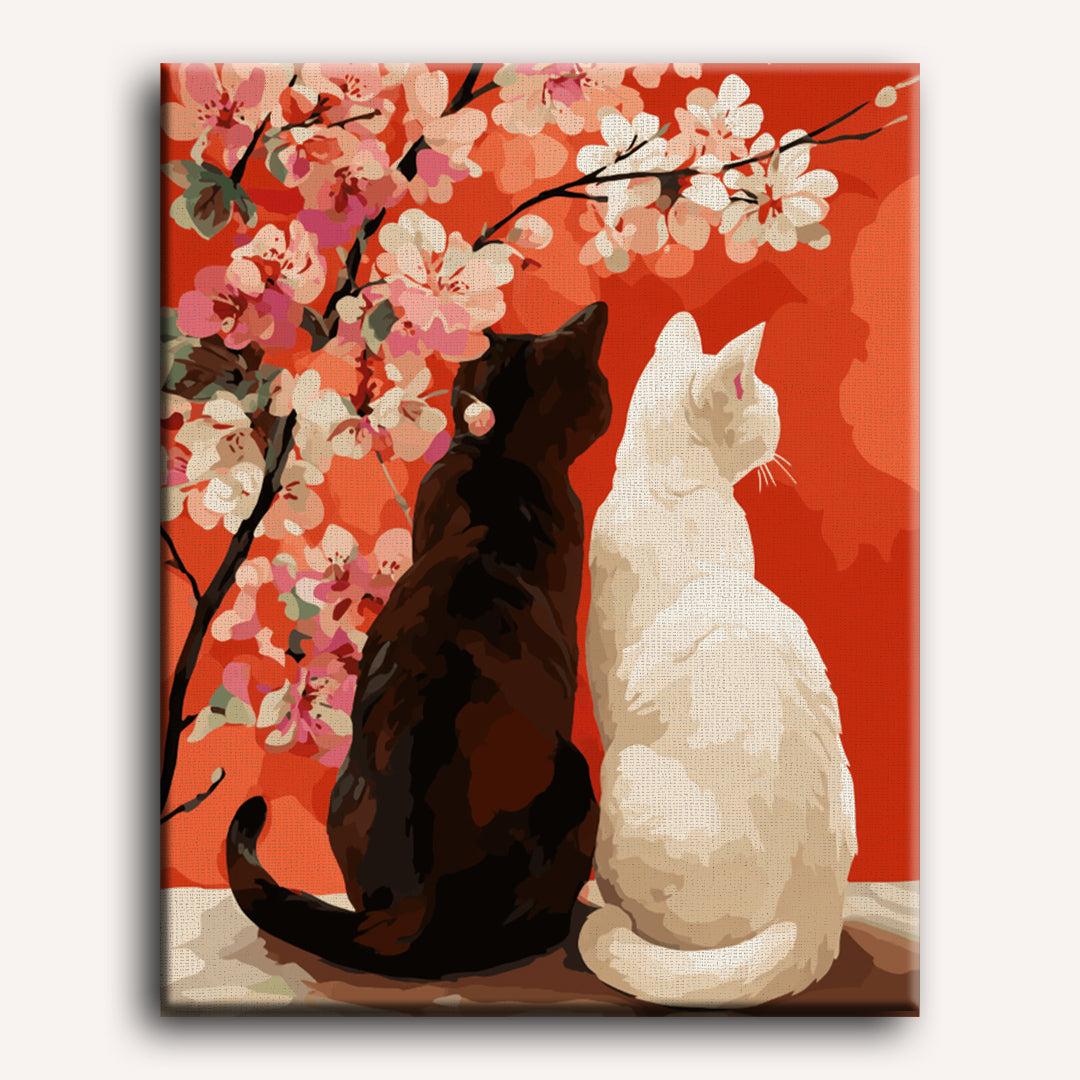 Together under Petals | Paint by Numbers