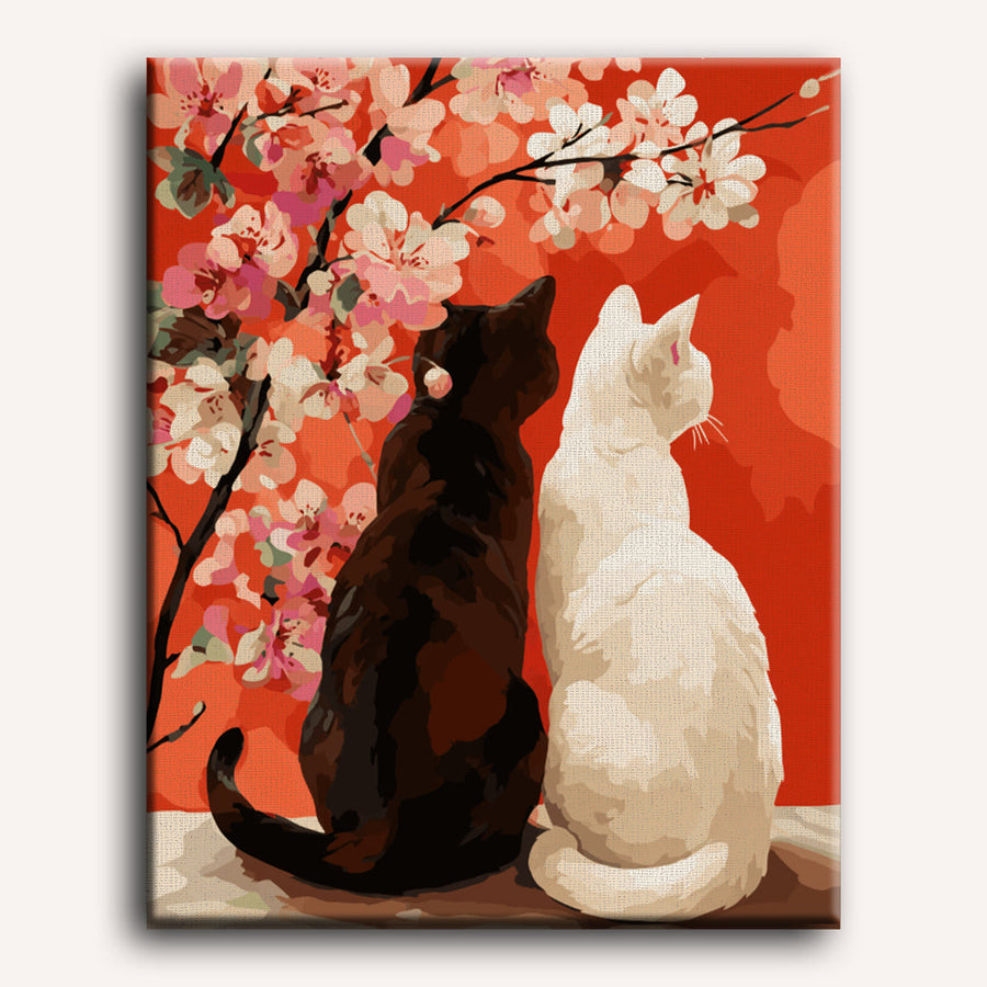 Together under Petals | Paint by Numbers