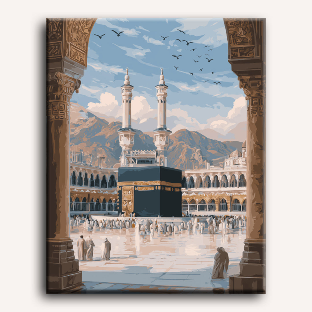 Toward the Kaaba | Paint by Numbers