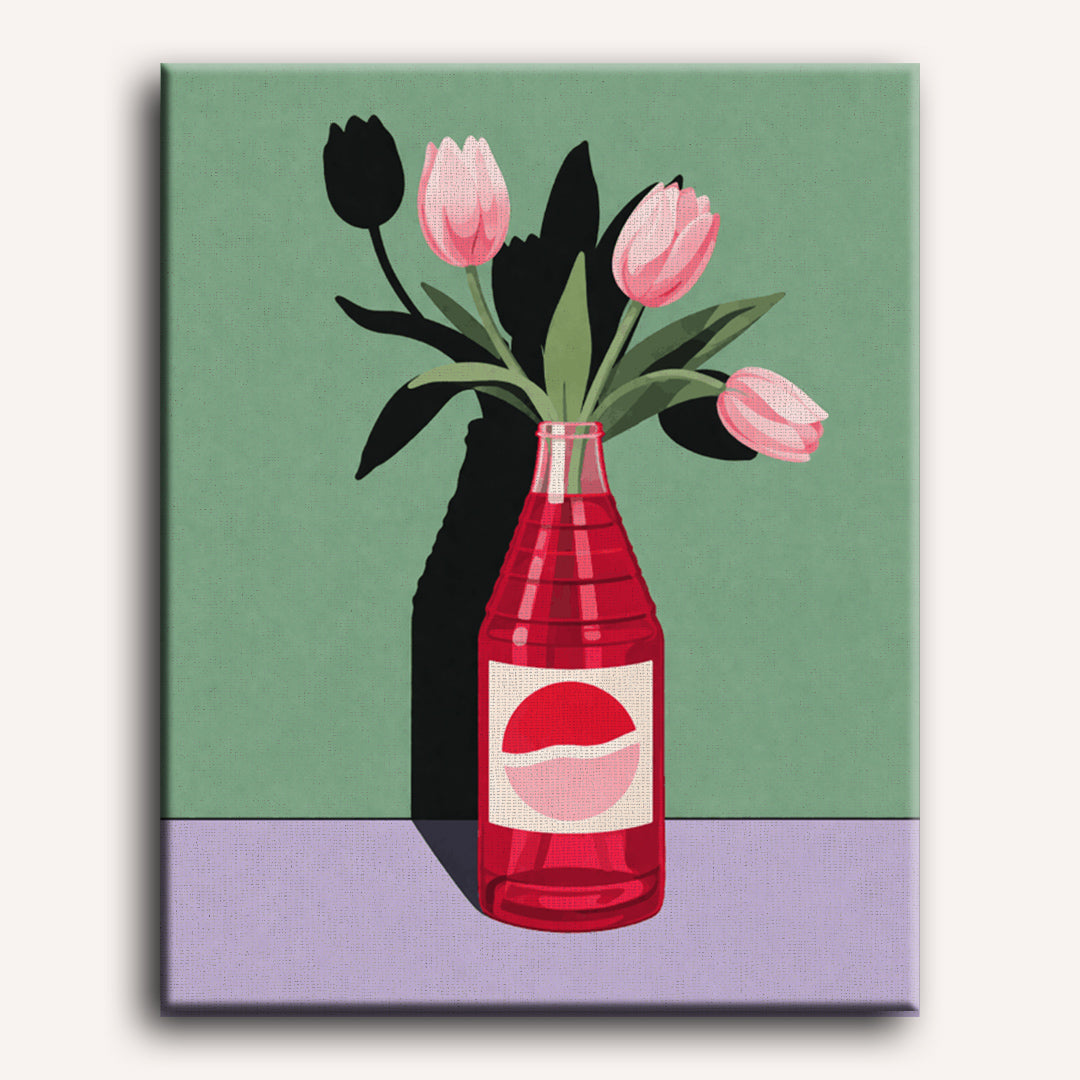 Tulips & Glass | Paint by Numbers