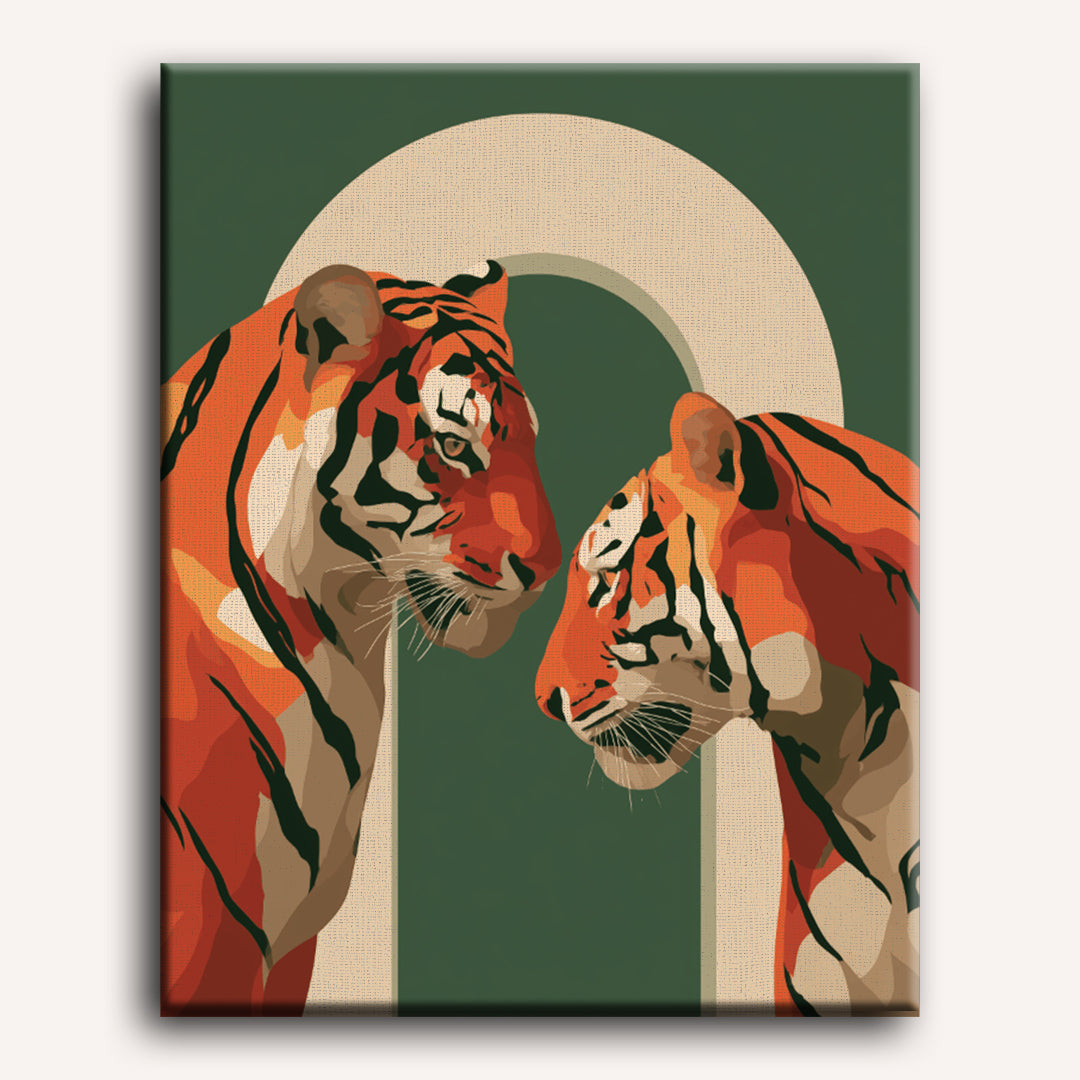 Two Tigers | Paint by Numbers
