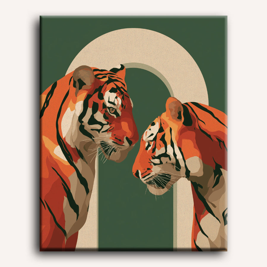 Two Tigers | Paint by Numbers