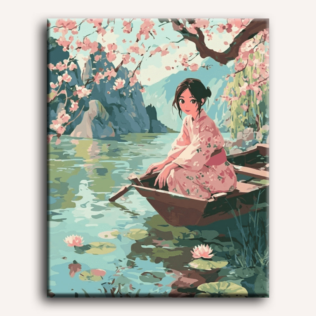 Under the Sakura | Paint by Numbers