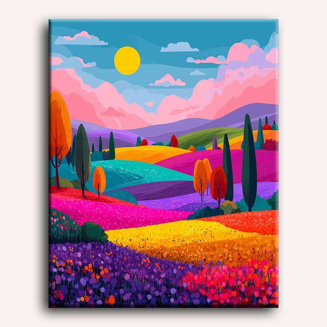 Vibrant Landscape 2.0 | Paint by Numbers