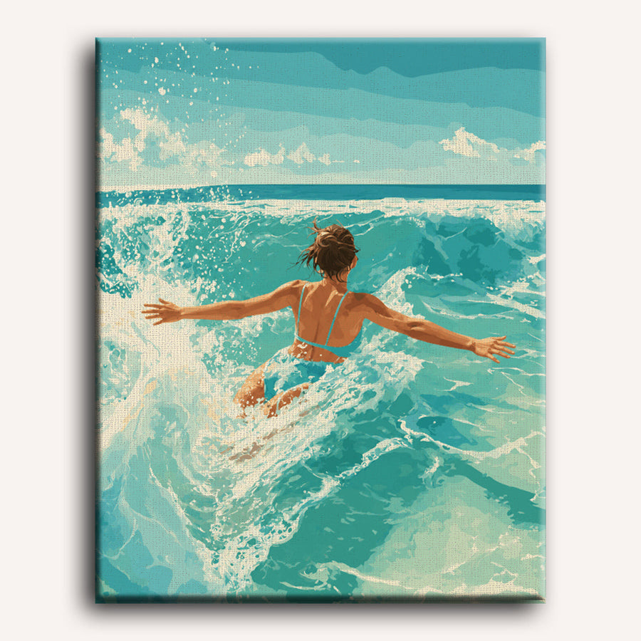 Wave Chaser | Paint by Numbers