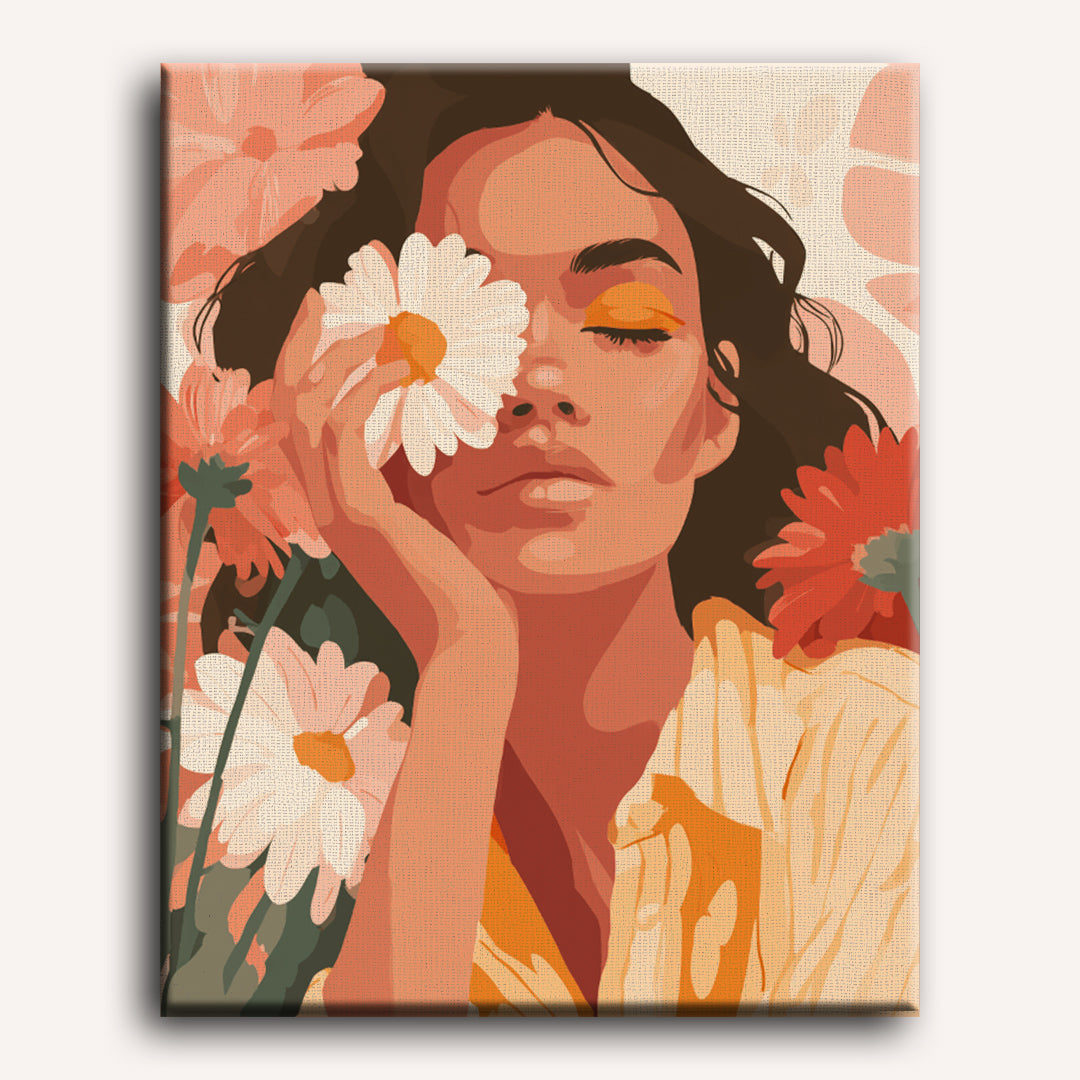 Woman in Bloom | Paint by Numbers