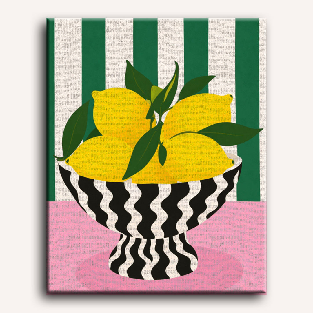 Zesty Geometry | Paint by Numbers