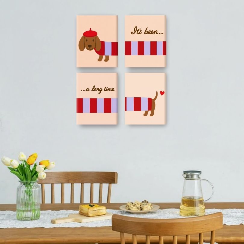 4 Mini Paintings | It's Been a Long Time Set