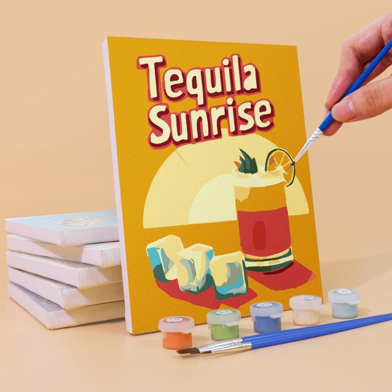 6 Mini Paintings | Gorgeous Cocktail Set